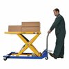 Vestil Foot Pump Scissor Cart, 1000 lb. Cap, 48"W, 24"L CART-24-10-M